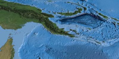 Kart peyk xəritəsi Papua-Yeni Qvineya