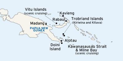 Kart алотау Papua-Yeni Qvineya