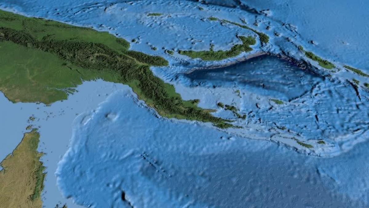 kart peyk xəritəsi Papua-Yeni Qvineya